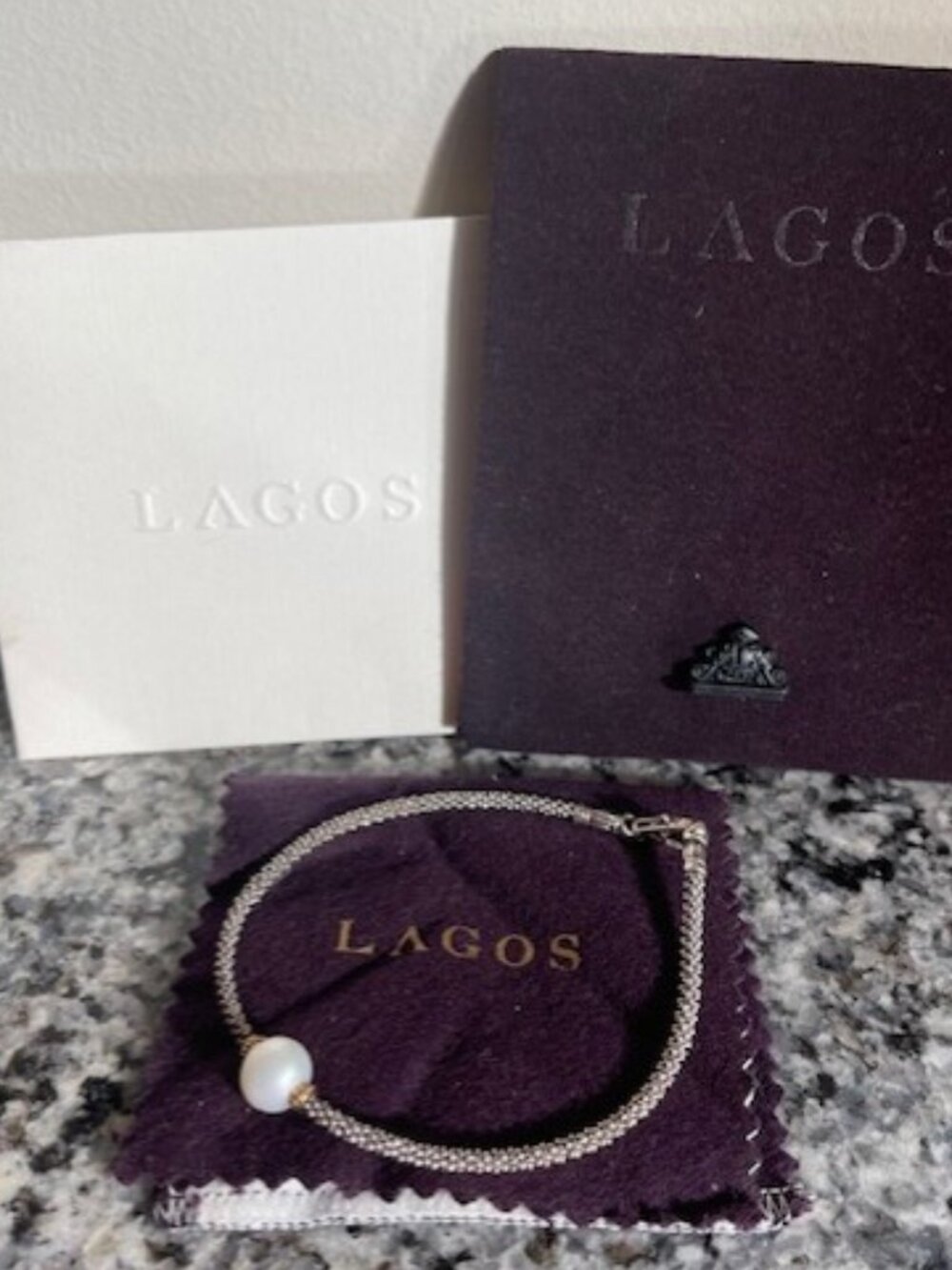 Lagos Caviar Pearl Bracelet